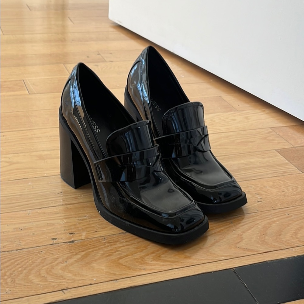 Guess Black Heels with Classic Design